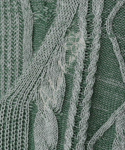 Cropped Cotton Knit Top