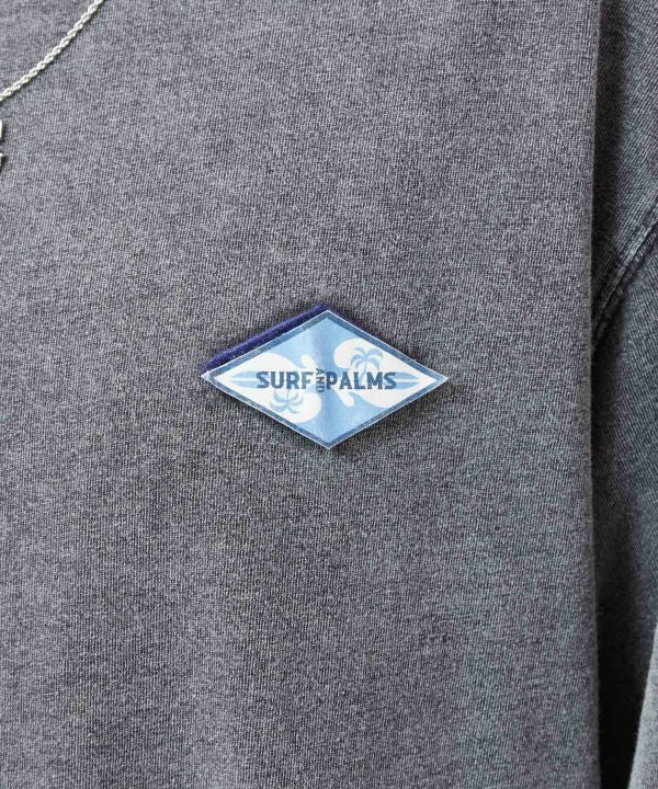 SURF＆Palms Denim Like T-shirt Dress Dresses by Kahiko - Ametsuchi