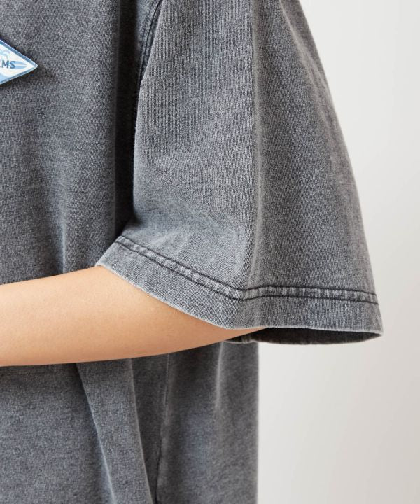 SURF＆Palms Denim Like T-shirt Dress Dresses by Kahiko - Ametsuchi