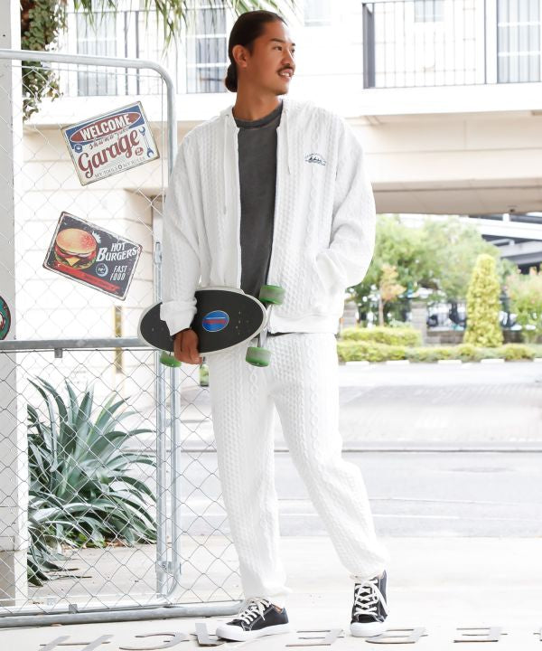 SURF＆Palms Denim Like T-shirt for Men Tops by Kahiko - Ametsuchi