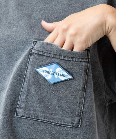 SURF＆Palms Denim Like T-shirt for Men Tops by Kahiko - Ametsuchi