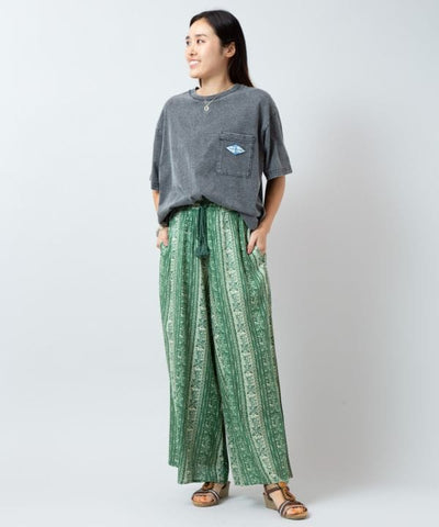 SURF＆Palms Denim Like T-shirt for Men Tops by Kahiko - Ametsuchi