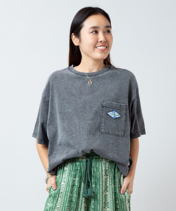 SURF＆Palms Denim Like T-shirt for Men Tops by Kahiko - Ametsuchi