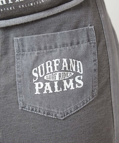 SURF＆Palms Contrast Denim Sweat Skirt