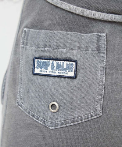 SURF＆Palms Contrast Denim Sweat Skirt