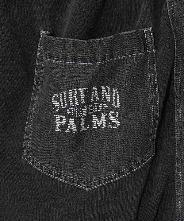 SURF＆Palms Contrast Denim Men's Shorts