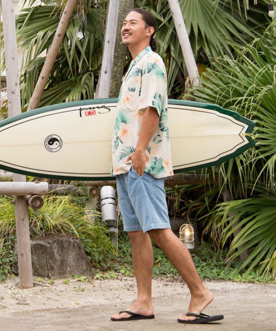 SURF＆Palms Contrast Denim Men's Shorts