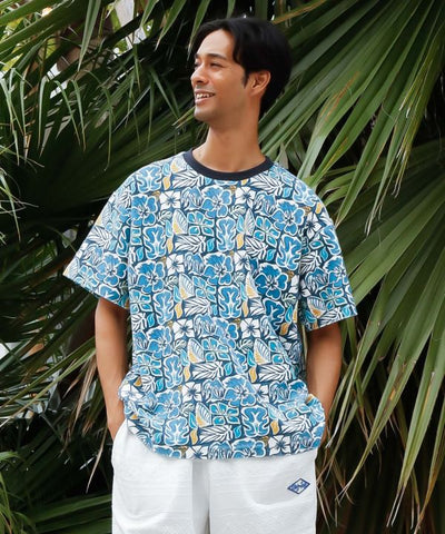 Tropical Island T-Shirt Tops by Kahiko - Ametsuchi