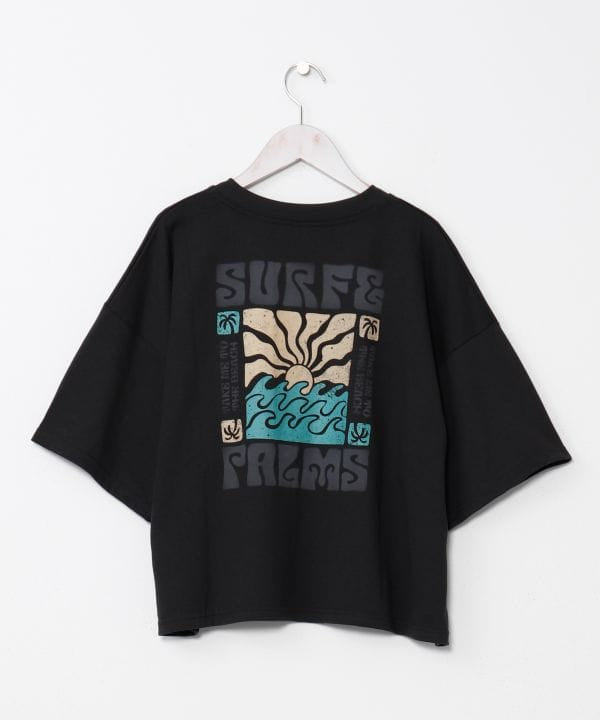 SURF＆Palms Heavy Weight Cotton T-Shirt Tops by Kahiko - Ametsuchi