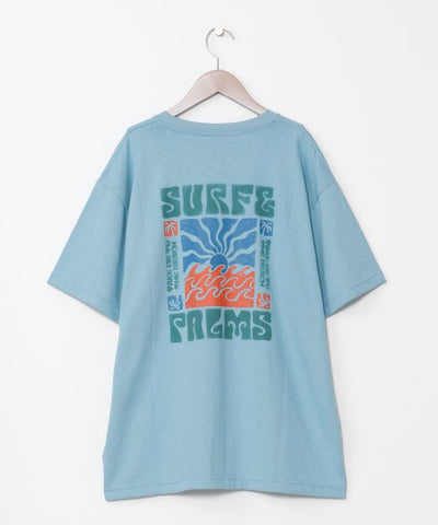 SURF＆Palms Heavy Weight Cotton Men's T-Shirt Tops by Kahiko - Ametsuchi