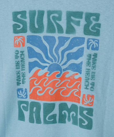SURF＆Palms Heavy Weight Cotton Men's T-Shirt Tops by Kahiko - Ametsuchi