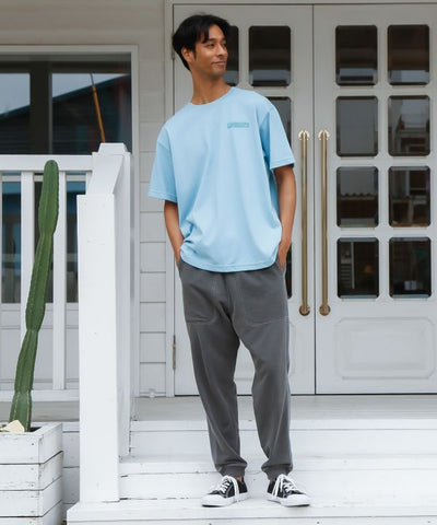 SURF＆Palms Heavy Weight Cotton Men's T-Shirt Tops by Kahiko - Ametsuchi