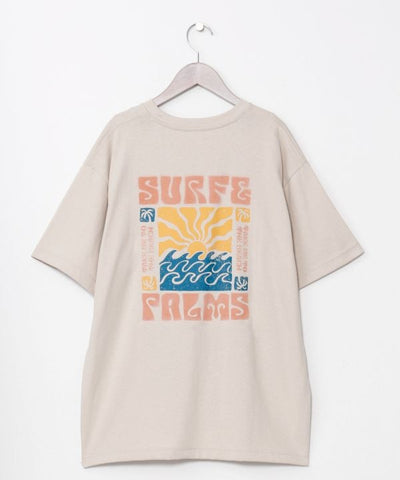 SURF＆Palms Heavy Weight Cotton Men's T-Shirt Tops by Kahiko - Ametsuchi