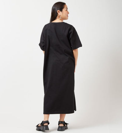 Embroidered Pocket Quick Dry Dress Dresses by Kahiko - Ametsuchi