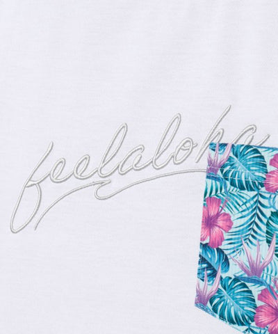 Men’s Embroidered Pocket Quick Dry Tee Tops by Kahiko - Ametsuchi