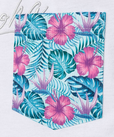 Men’s Embroidered Pocket Quick Dry Tee Tops by Kahiko - Ametsuchi