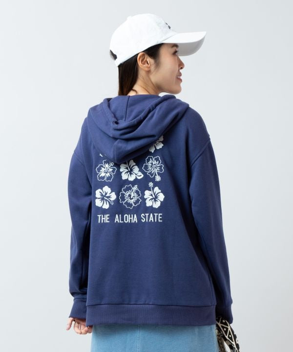 Hibiscus Sweat Hoodie for Men