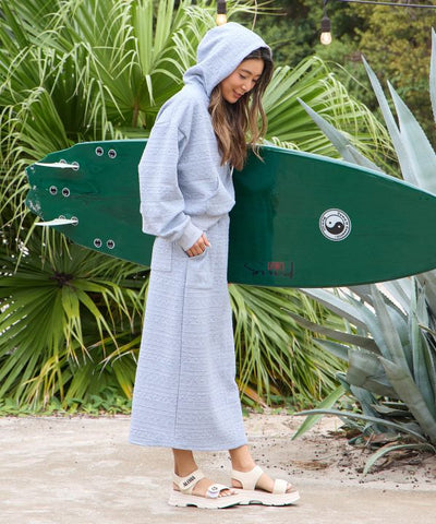 SURF＆Palms Soft Jacquard Hooded Top