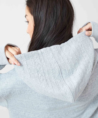 SURF＆Palms Soft Jacquard Hoodie Dress