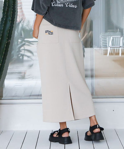 SURF＆Palms Relaxed Jacquard Skirt
