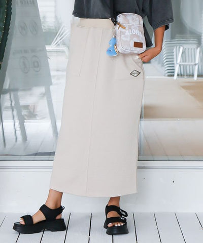 SURF＆Palms Relaxed Jacquard Skirt