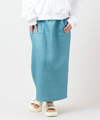 SURF＆Palms Relaxed Jacquard Skirt