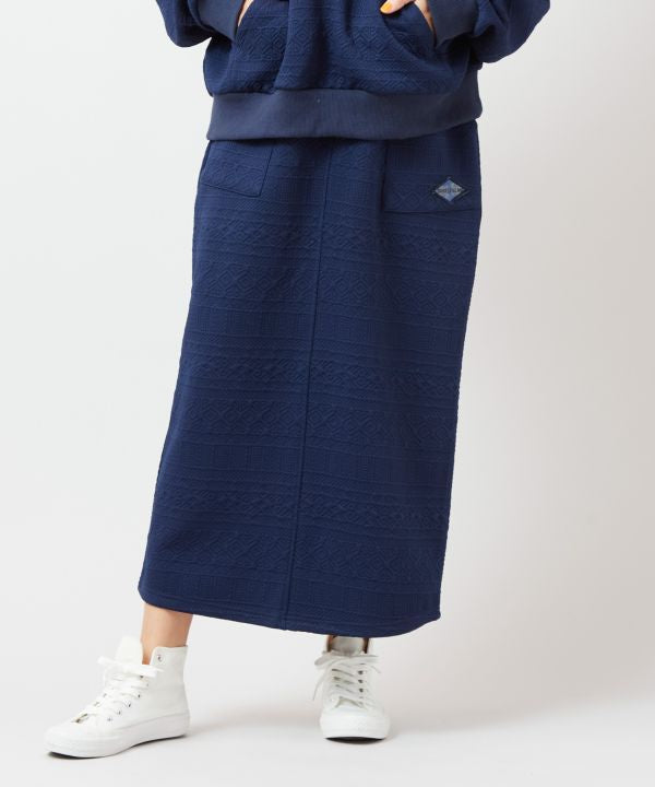 SURF＆Palms Relaxed Jacquard Skirt