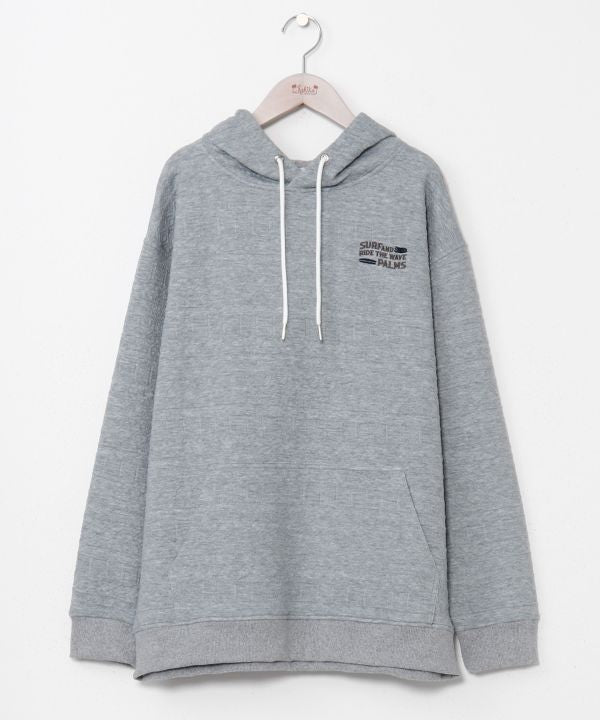 SURF＆Palms Relaxed Jacquard Hoodie for Men