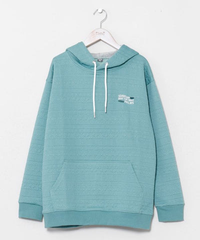 SURF＆Palms Relaxed Jacquard Hoodie for Men