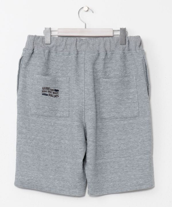 SURF＆Palms Textured Jacquard Relaxed Shorts for Men