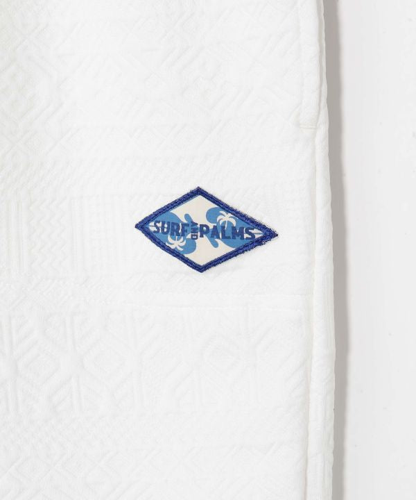 SURF＆Palms Textured Jacquard Relaxed Shorts for Men