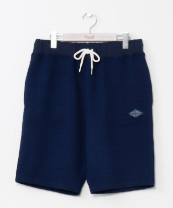 SURF＆Palms Textured Jacquard Relaxed Shorts for Men