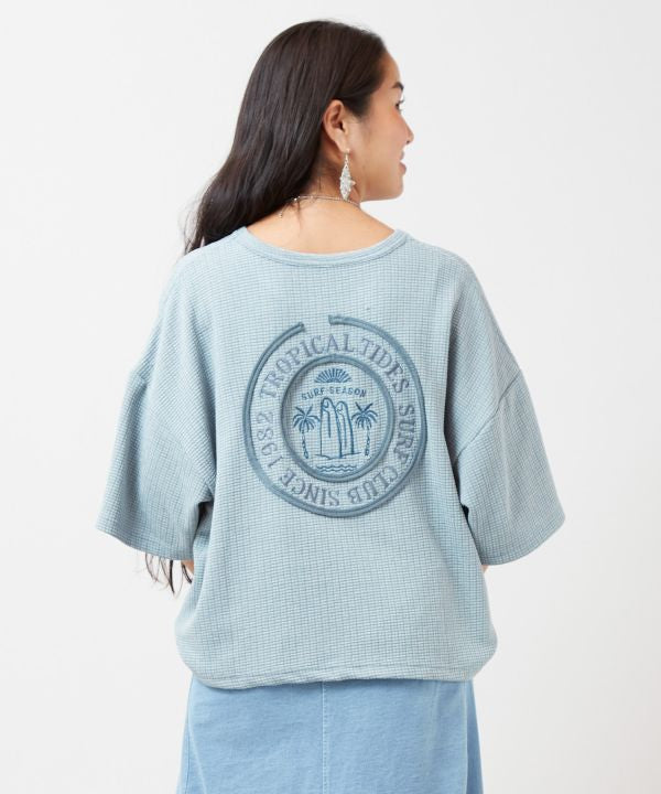 SURF＆Palms Waffle T-shirt