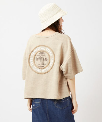 SURF＆Palms Waffle T-shirt
