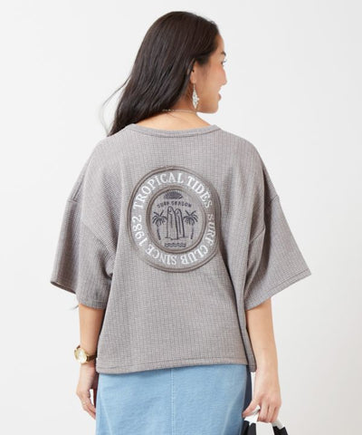 SURF＆Palms Waffle T-shirt