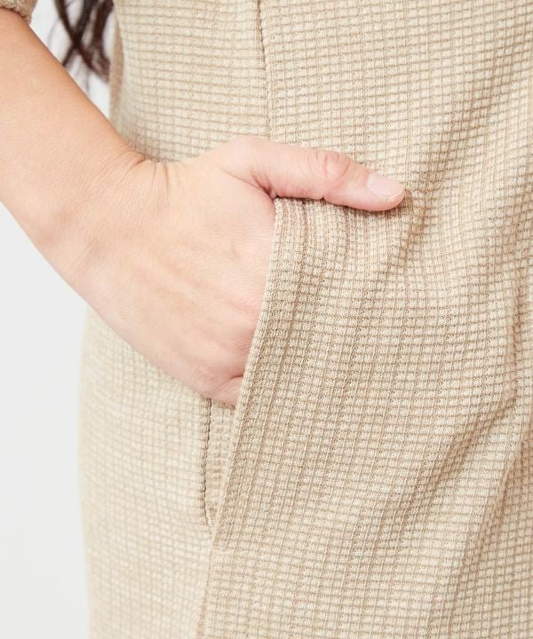 SURF＆Palms Waffle T-shirt Dress