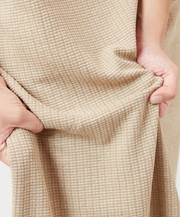 SURF＆Palms Waffle T-shirt Dress