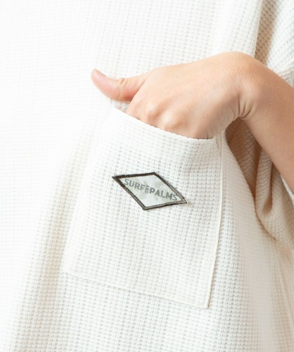 SURF＆Palms Men's Waffle T-shirt Tops by Kahiko - Ametsuchi