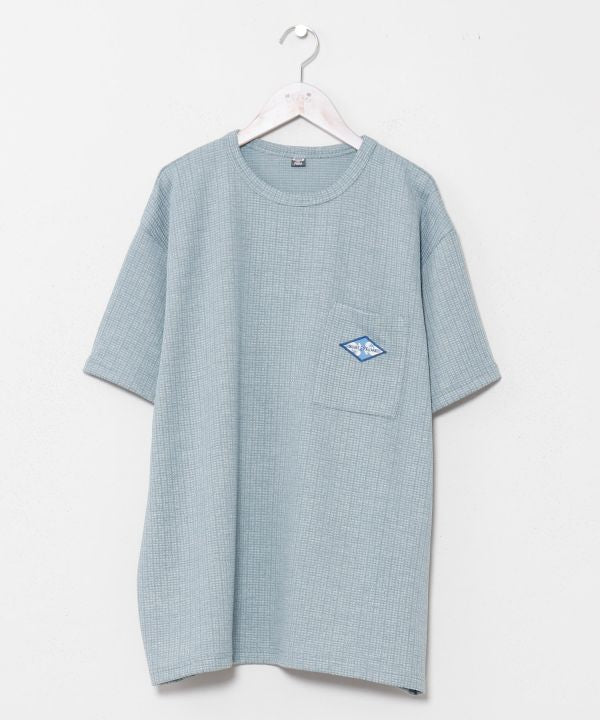 SURF＆Palms Men's Waffle T-shirt Tops by Kahiko - Ametsuchi