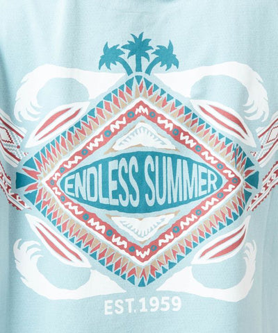 Vintage Print Quick Dry Top Tops by Kahiko - Ametsuchi