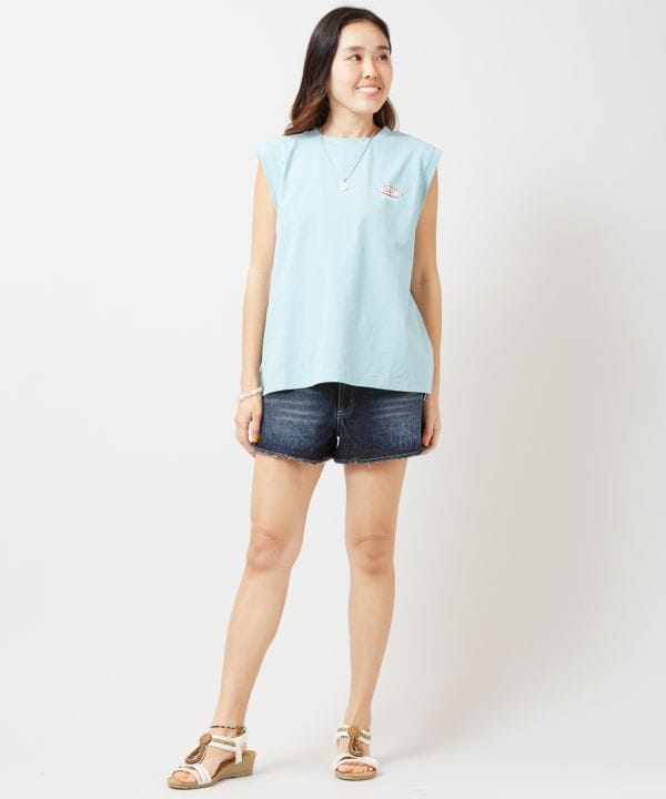 Vintage Print Quick Dry Top Tops by Kahiko - Ametsuchi