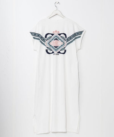 Vintage Print Quick Dry Dress Dresses by Kahiko - Ametsuchi