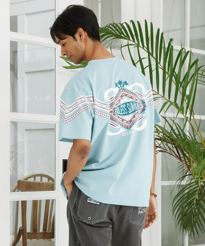 Vintage Print Quick Dry T-Shirt Tops by Kahiko - Ametsuchi