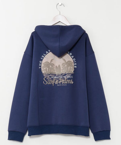 SURF＆Palms Men’s Comfort Knit Zip Up Hoodie