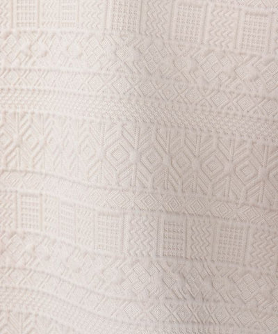 SURF＆Palms Puff Jacquard Sleeveless Top Tops by Kahiko - Ametsuchi