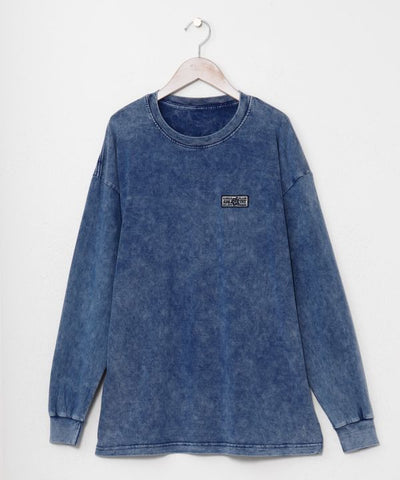 Men’s Hibiscus Embroidery Long Sleeve Tops by Kahiko - Ametsuchi