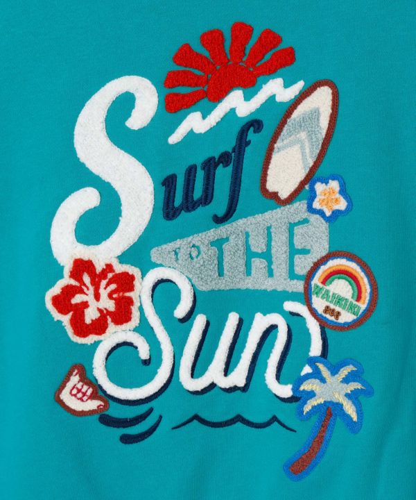 Chenille Cropped Hoodie