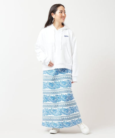 Chenille Cropped Hoodie