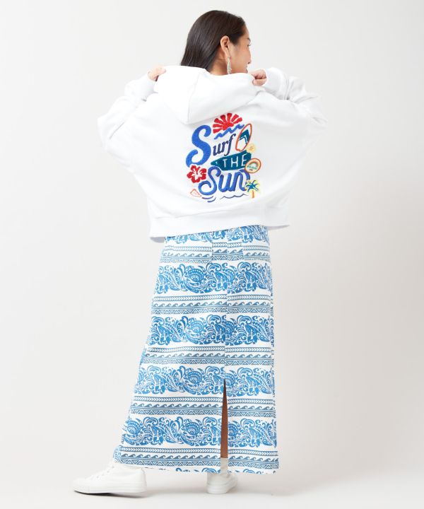 Chenille Cropped Hoodie