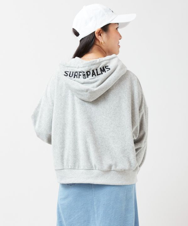 SURF＆Palms Soft Pile Hoodie